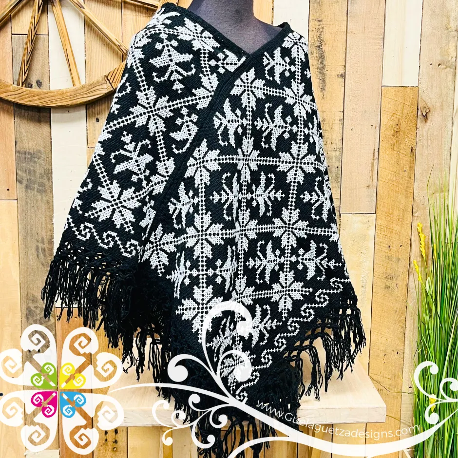 Arbol de la Vida Design Embroider Poncho - Mañanita