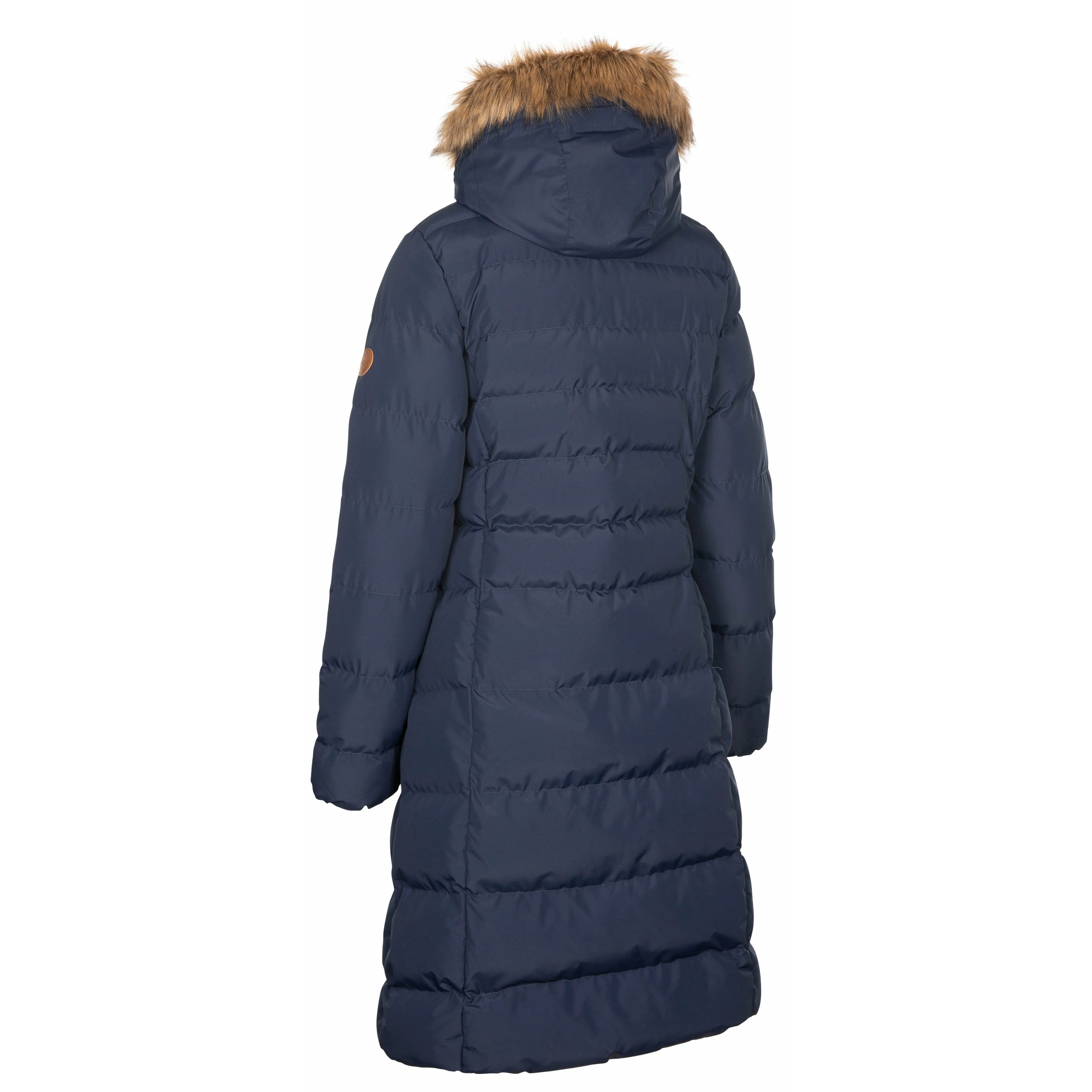 Audrey Women's Padded Long Length Jacket in Navy