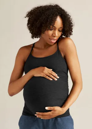 Beyond Yoga Keep Your Cool Maternity Slim Racerback - Darkest Night