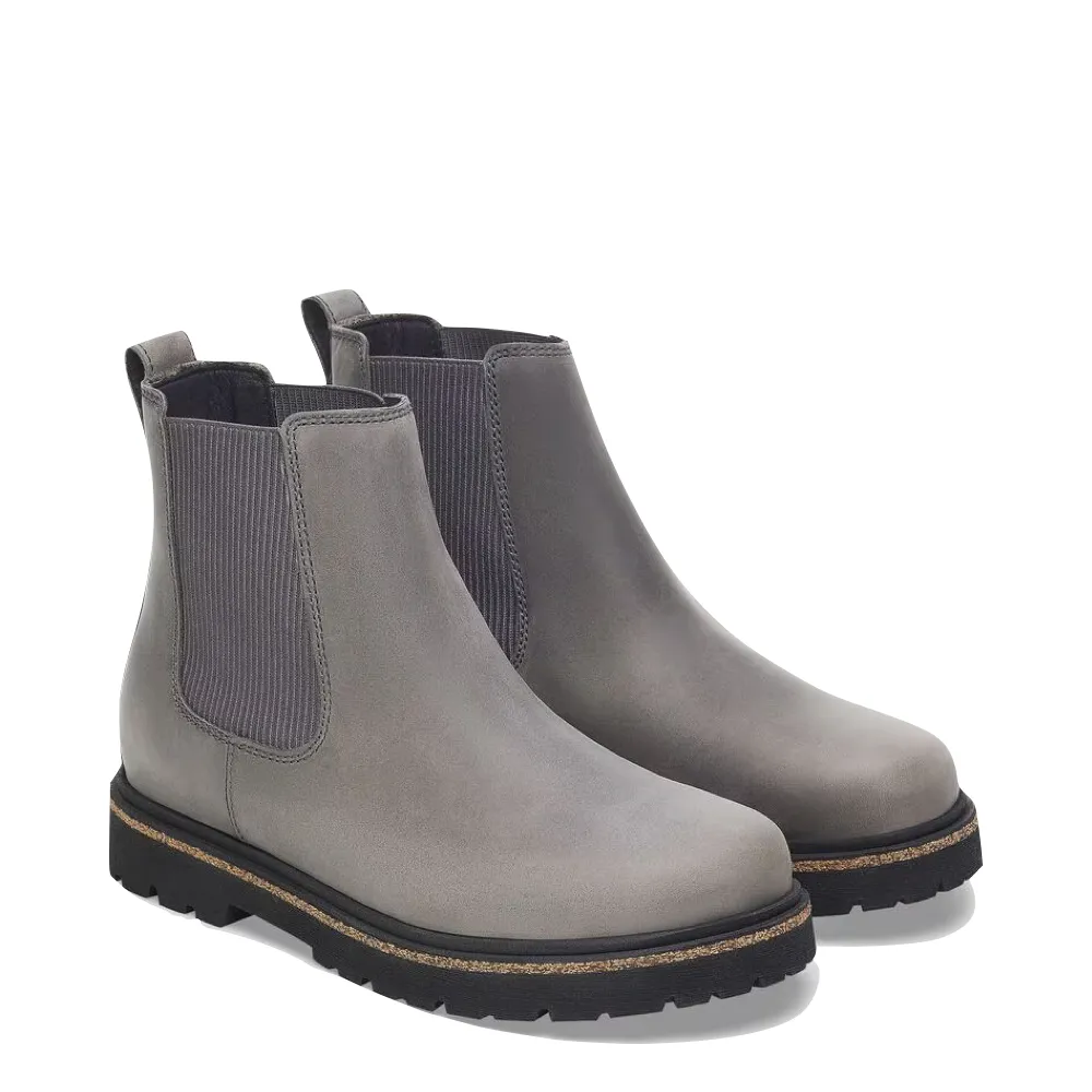 Birkenstock Women's Highwood Leather Pull On Chelsea Boot in Graphite