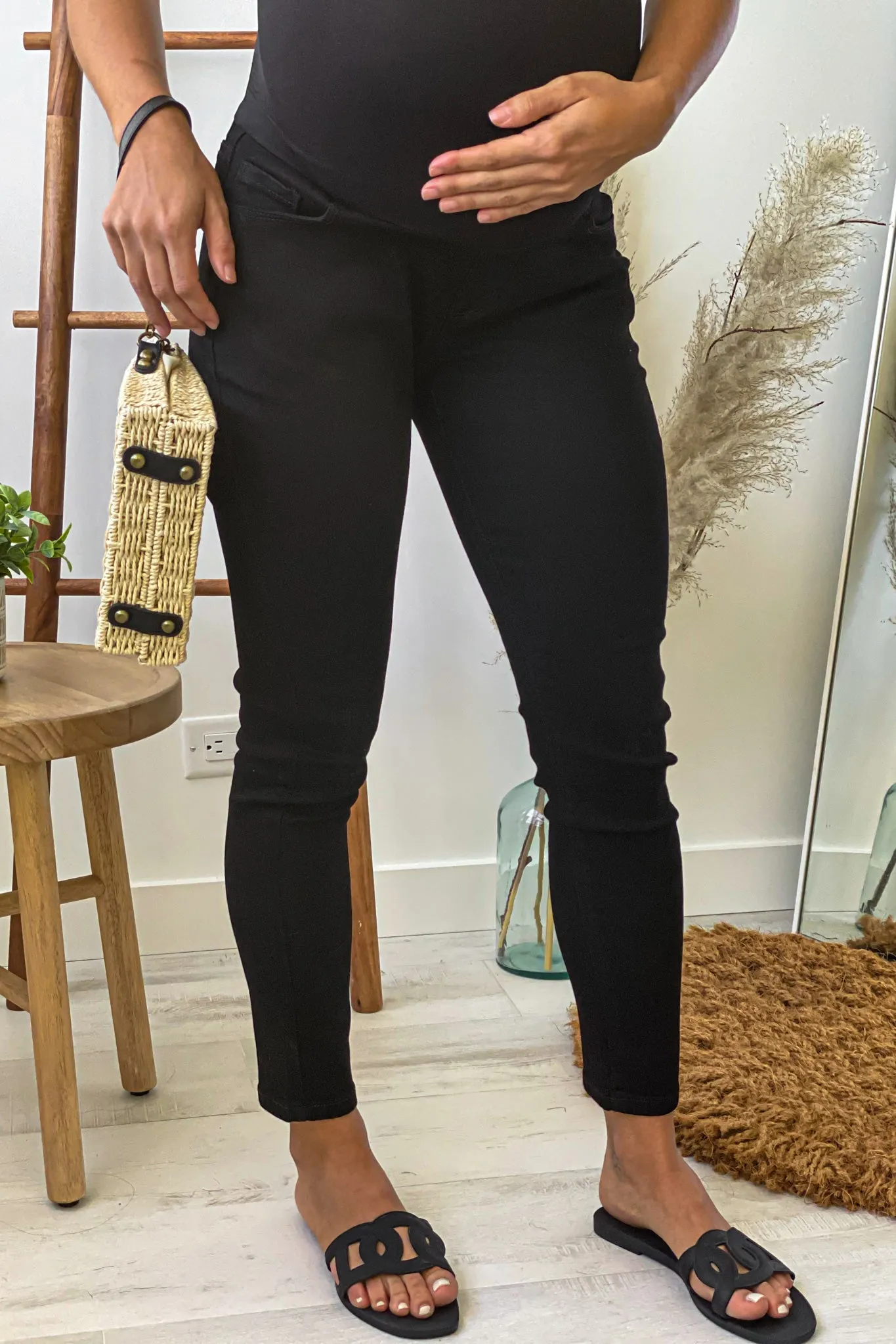 Black Maternity Jeans