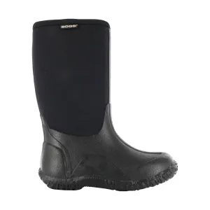 Bogs Kids' Classic Black Insulated Rain Boots - Black