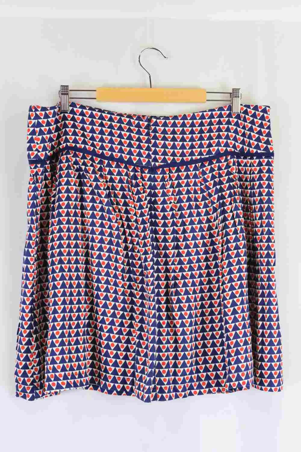 Boom Shankar Red Triangle Skirt 14