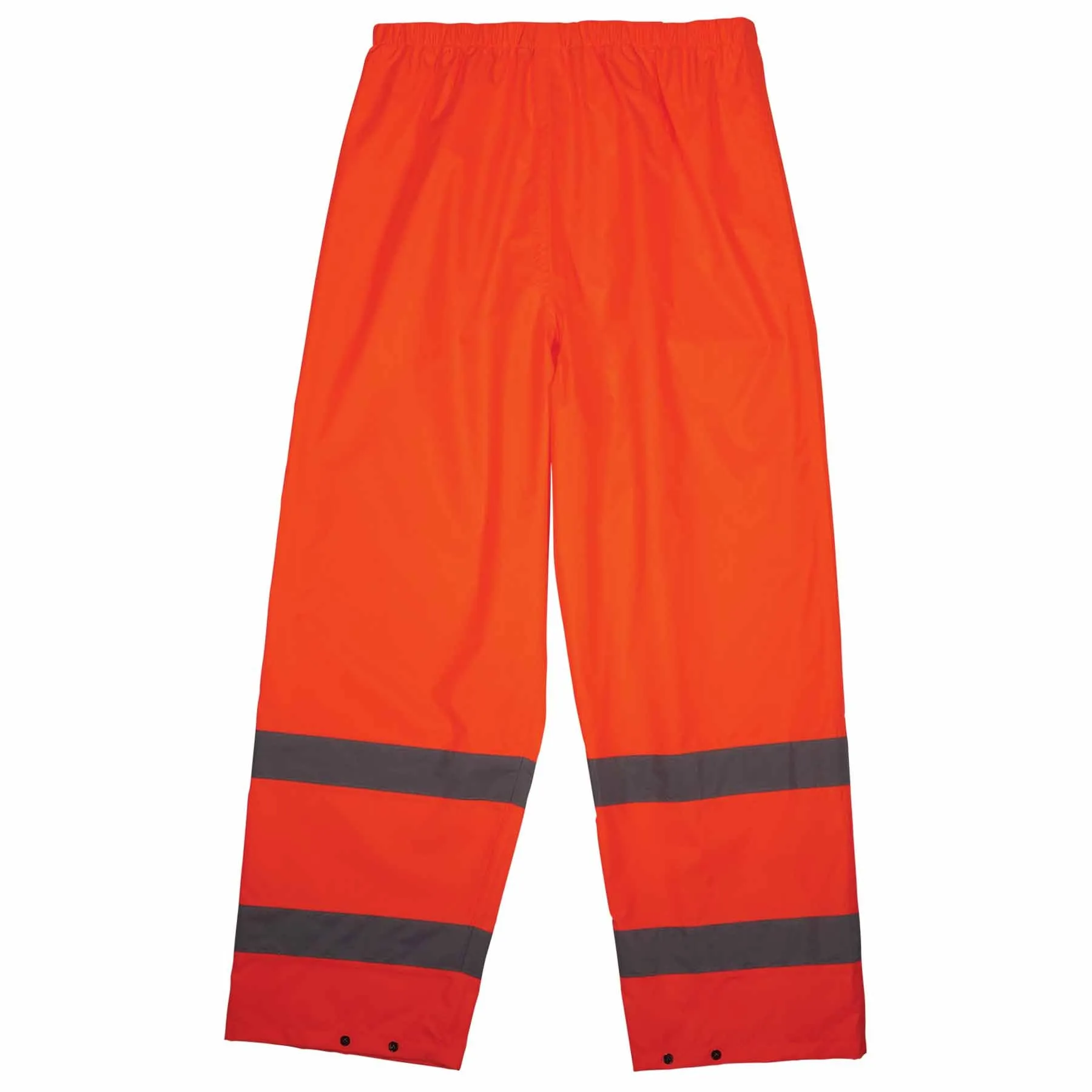 Ergodyne 25448 8916 4XL Orange Class E Lightweight Hi-Vis Rain Pants