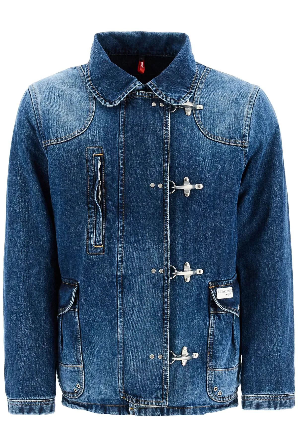 FAY ARCHIVE denim jacket with 4 hooks