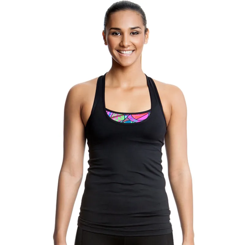 Funkita - Black - Ladies Active Singlet Top