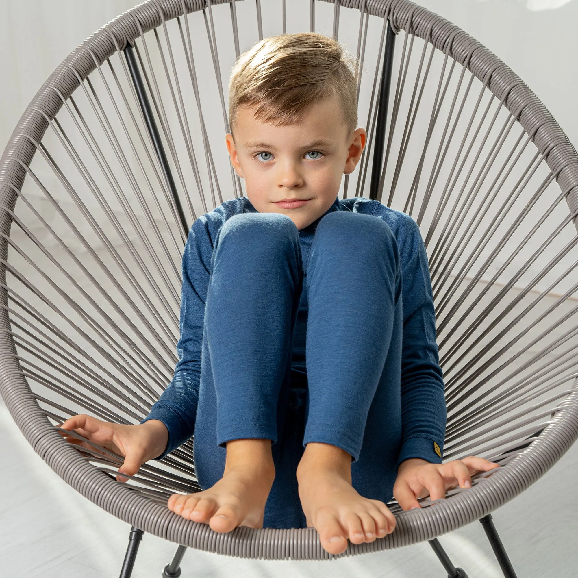 Kids' 160 Merino Pants Denim