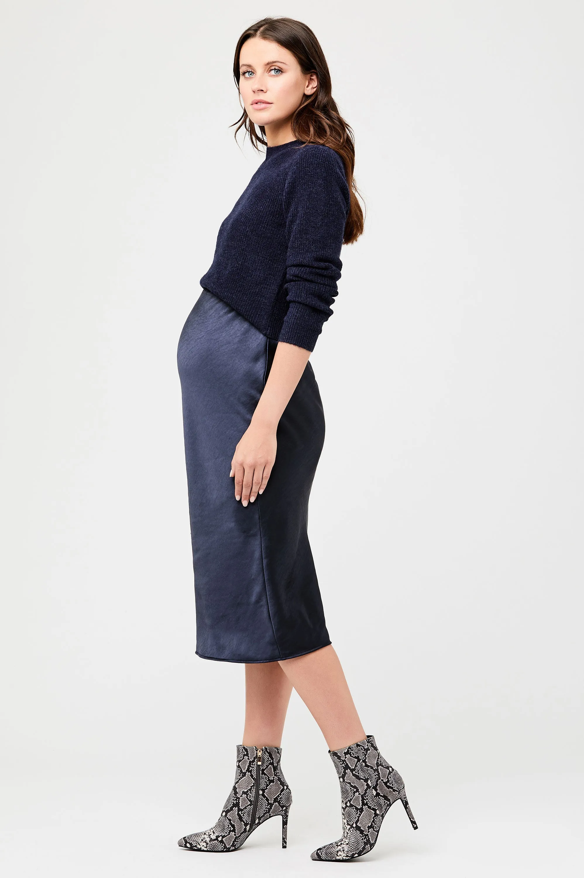 Mandy Detachable Nursing Knit Navy