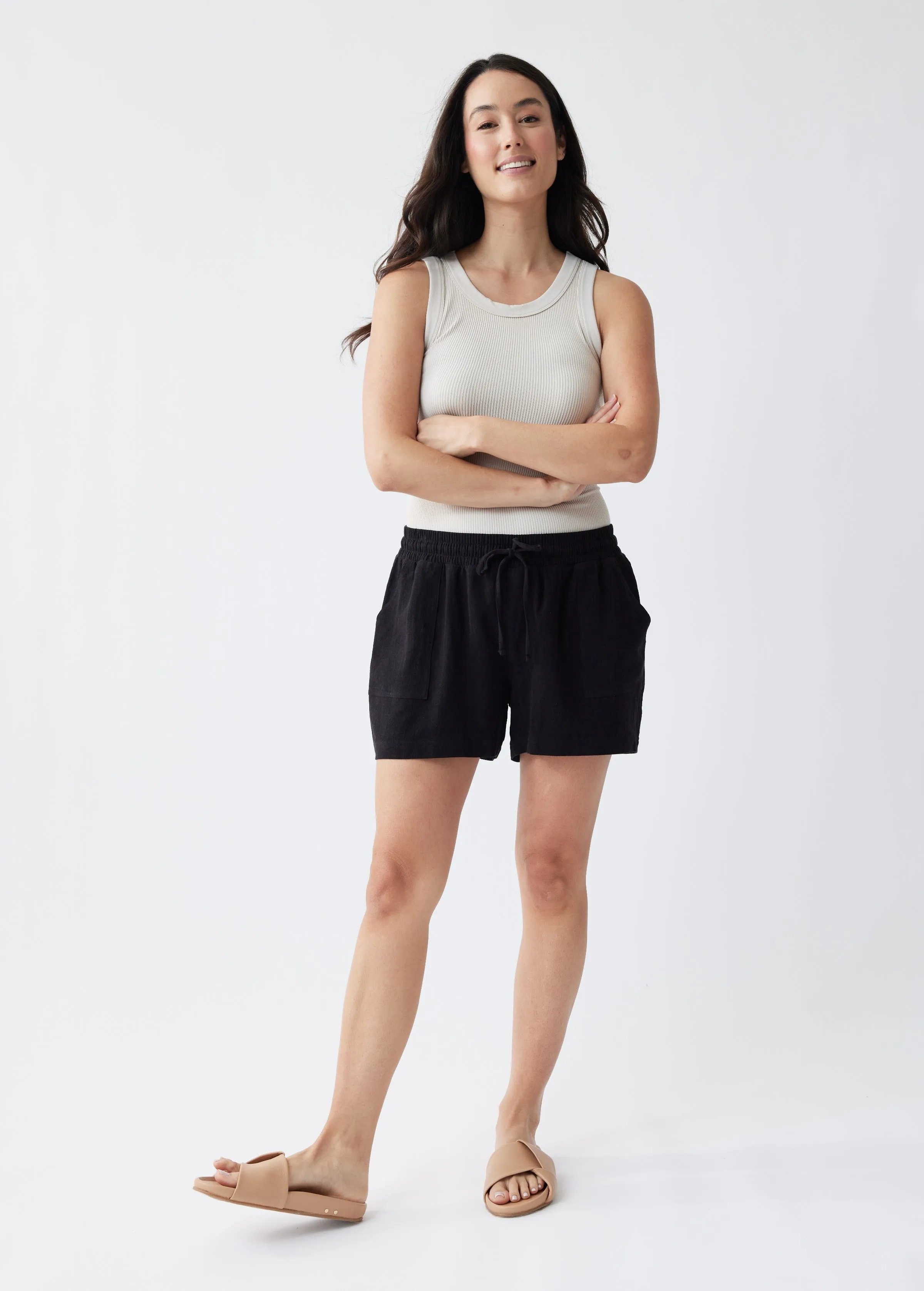 Maternity Patch Pocket Shorts