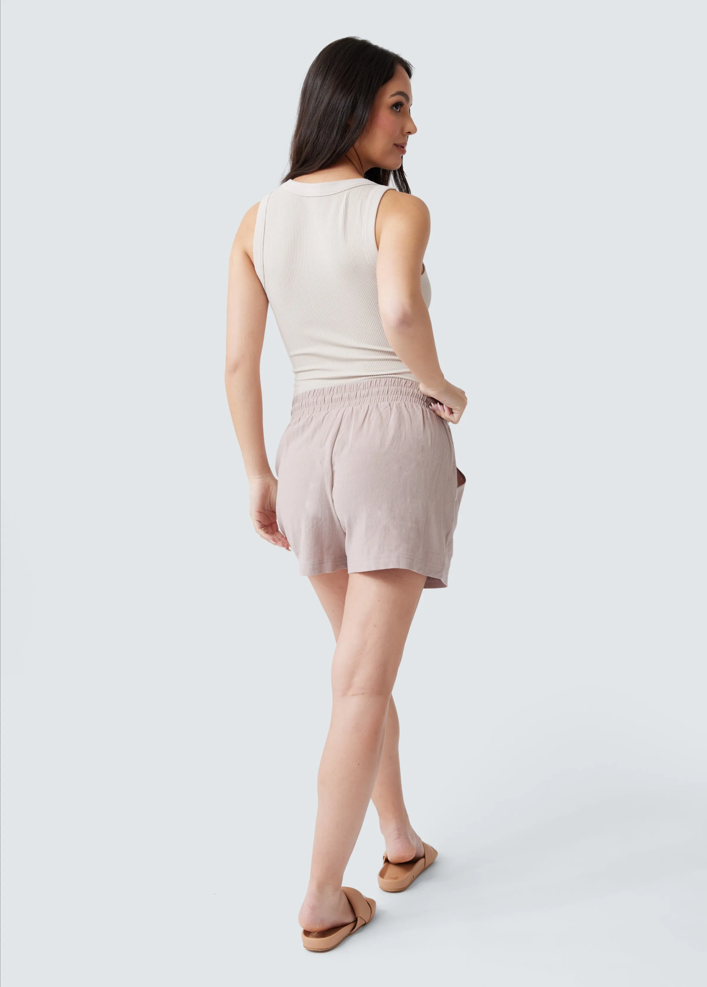 Maternity Patch Pocket Shorts