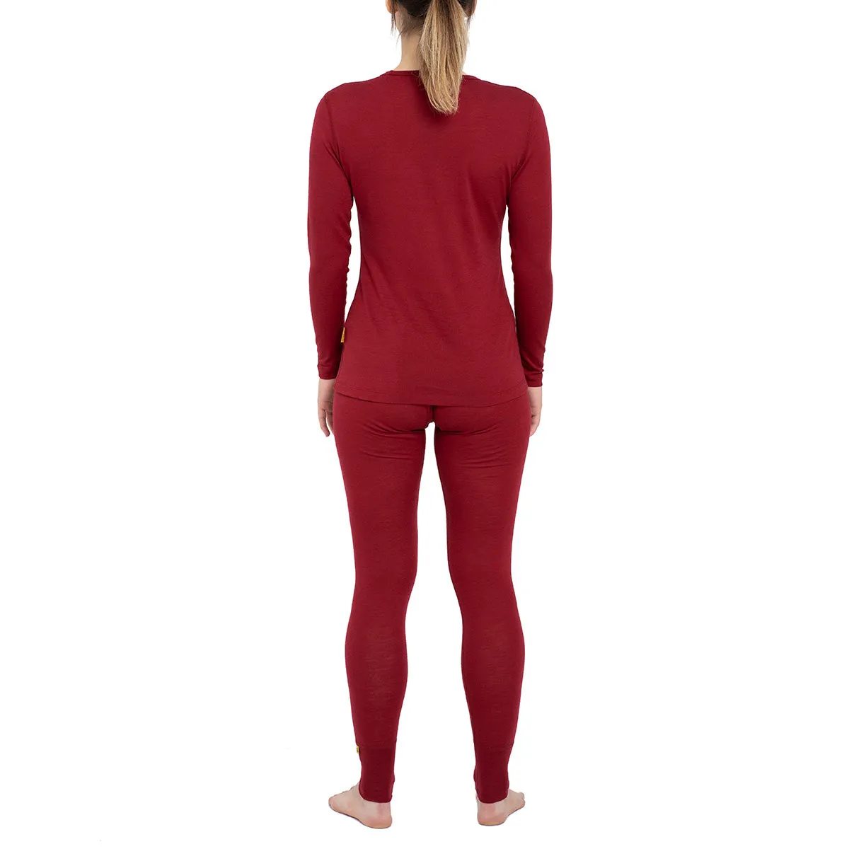 Menique Long Sleeve 100% Merino Wool Womens Top & Bottoms Set