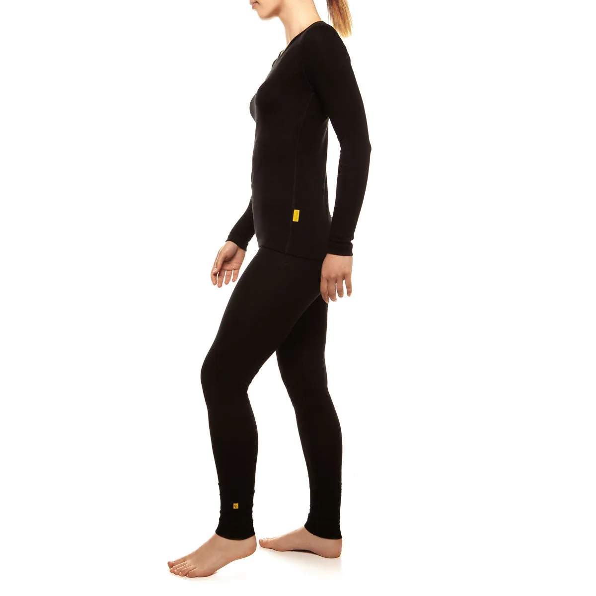 Menique Long Sleeve 100% Merino Wool Womens Top & Bottoms Set