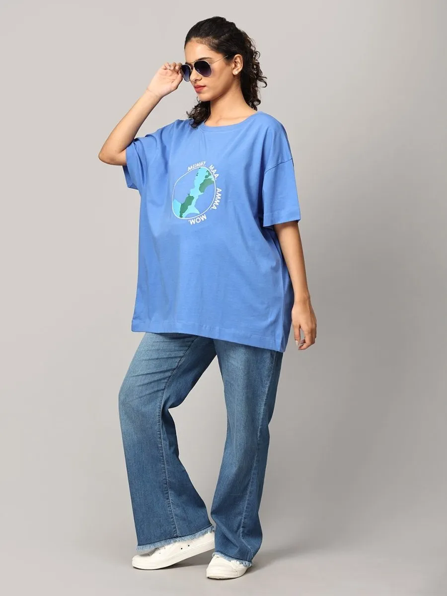 Mom My World Oversized Mumma T shirt