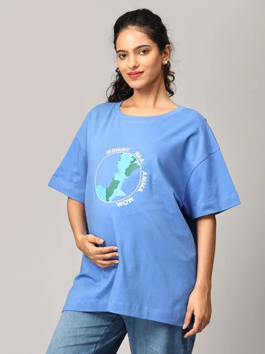 Mom My World Oversized Mumma T shirt