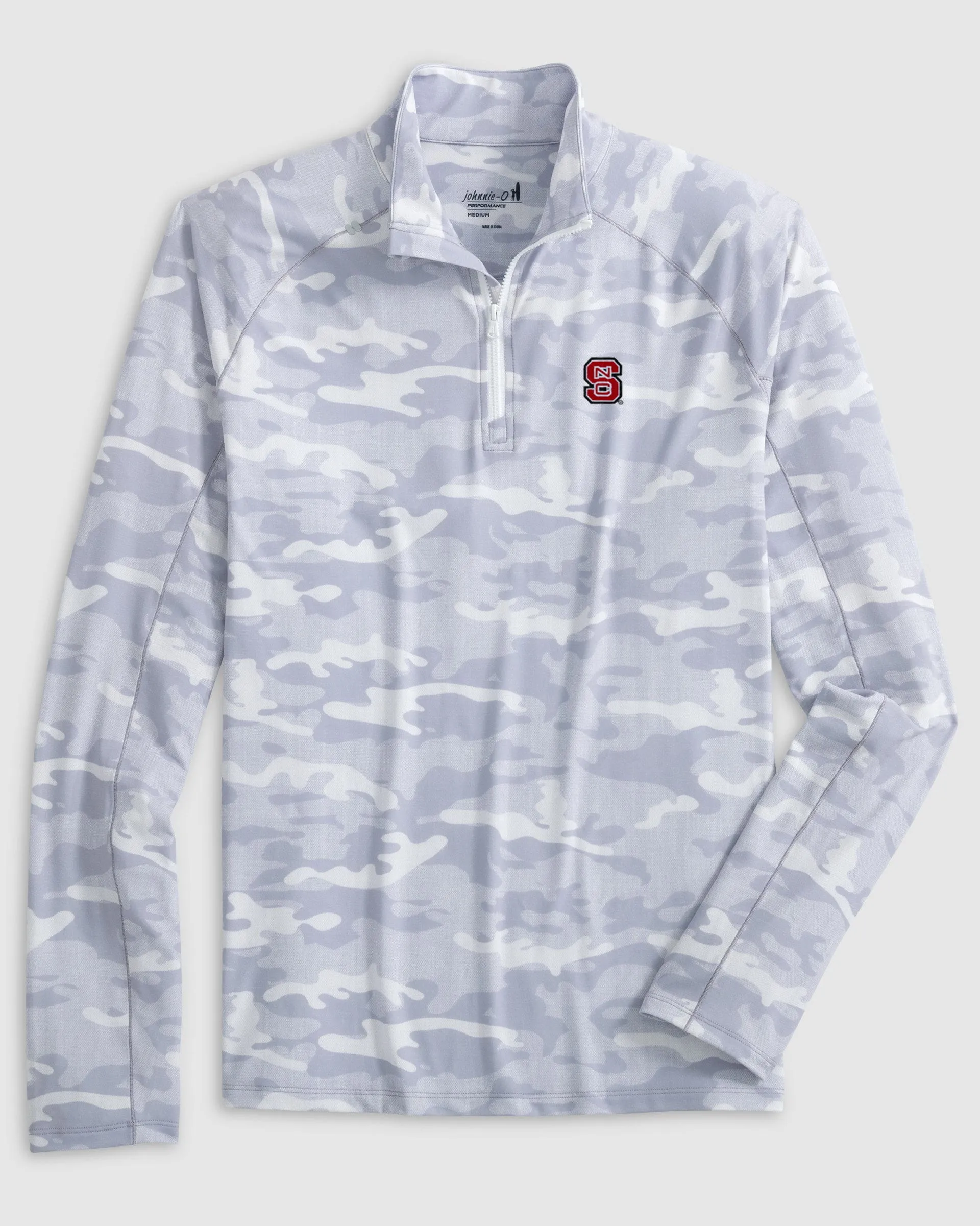 NC State Patton Performance Camo 1/4-Zip Pullover