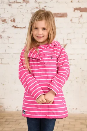 Olivia Jacket - Bright Pink Stripe