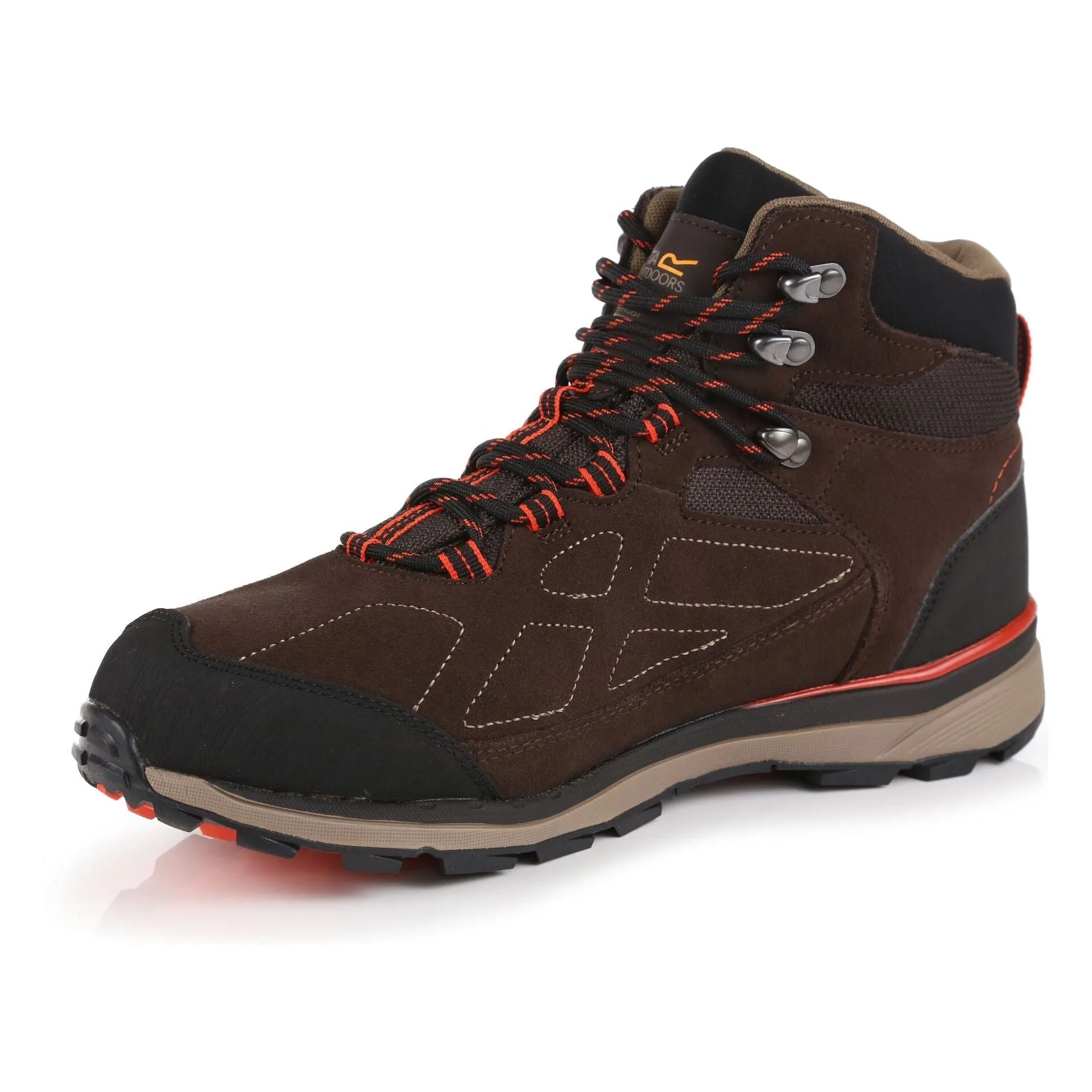 Regatta Samaris Suede Mid Mens Waterproof Walking Boots - Brown