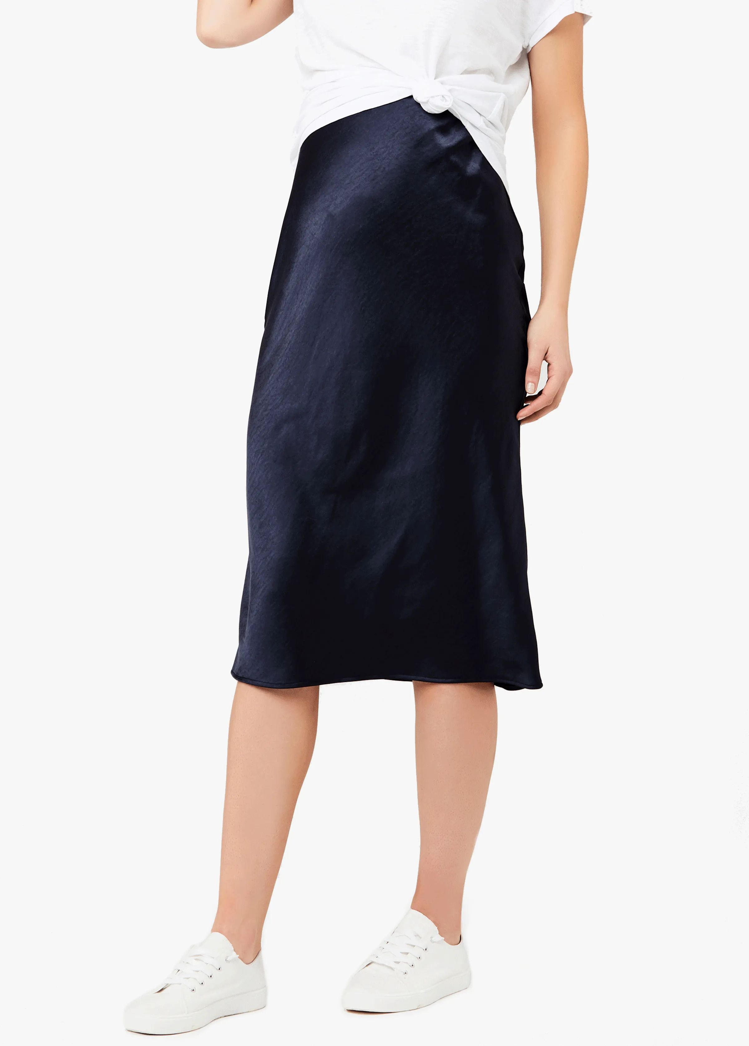 Ripe Maternity Lexie Statin Maternity Midi Skirt