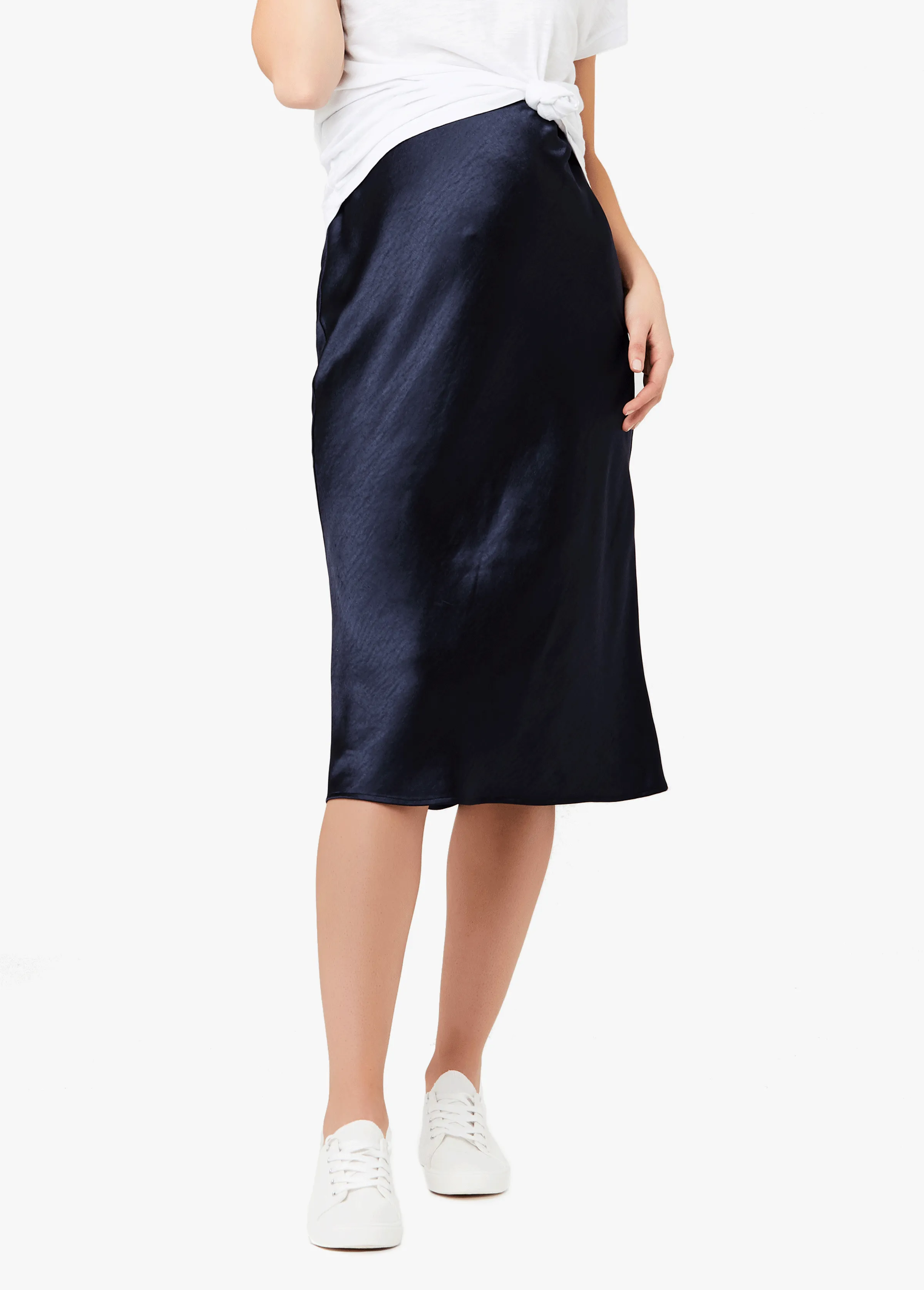 Ripe Maternity Lexie Statin Maternity Midi Skirt