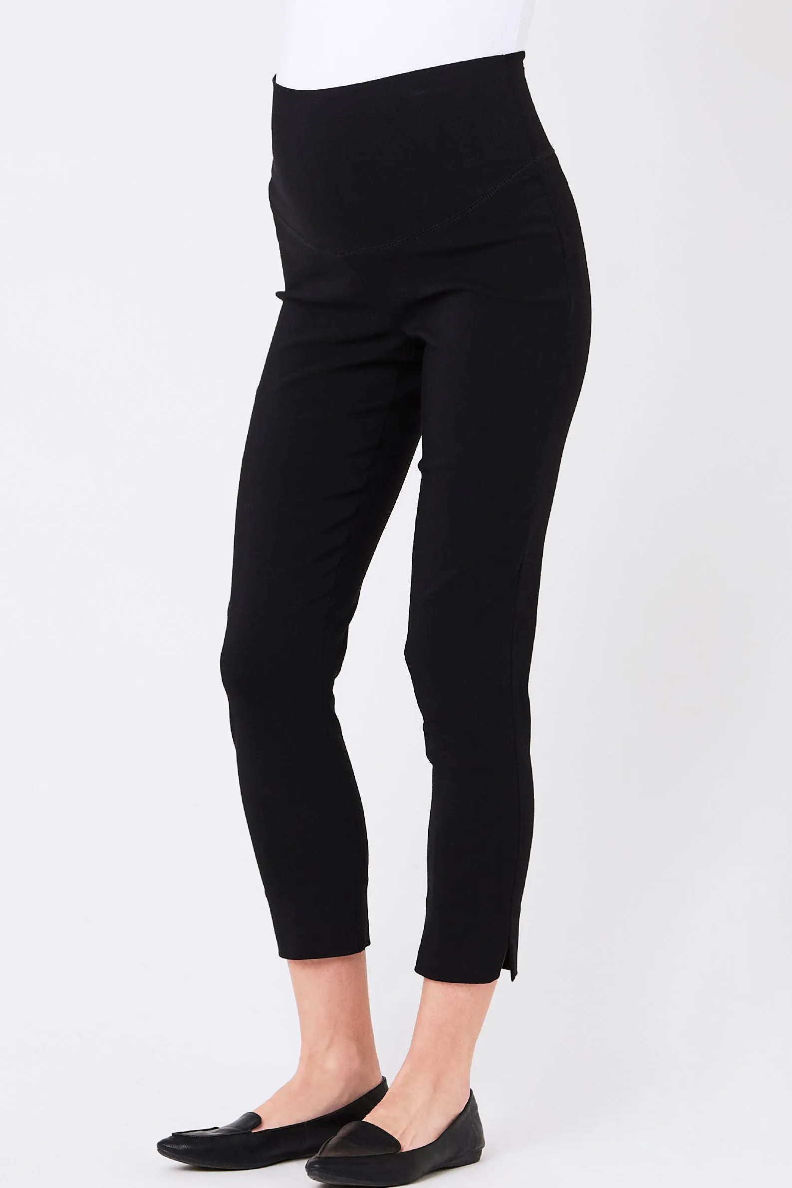 Sara Crop Maternity Pants Ripe