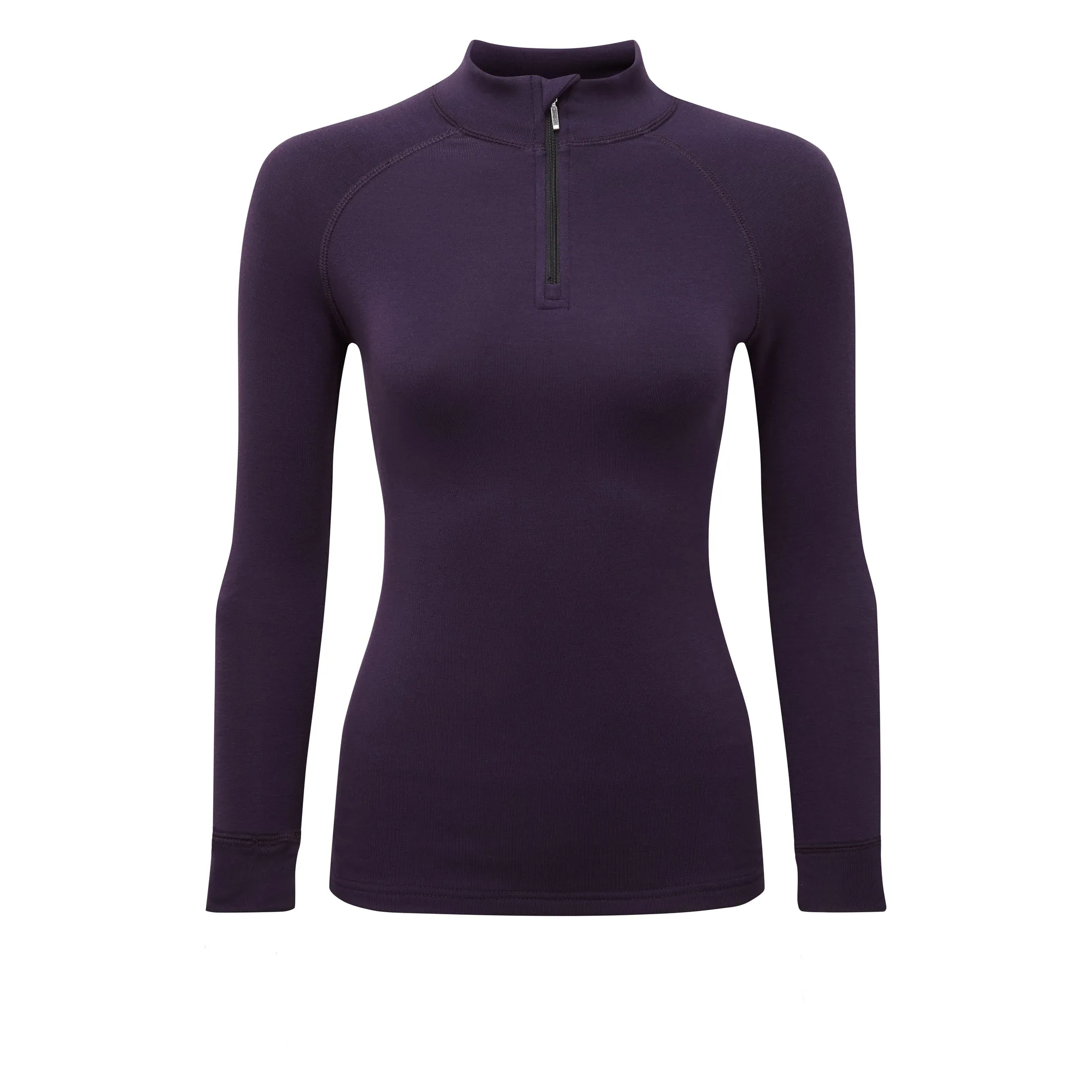 Steiner Womens Soft-Tec Half Zip Thermal Top Purple/Black