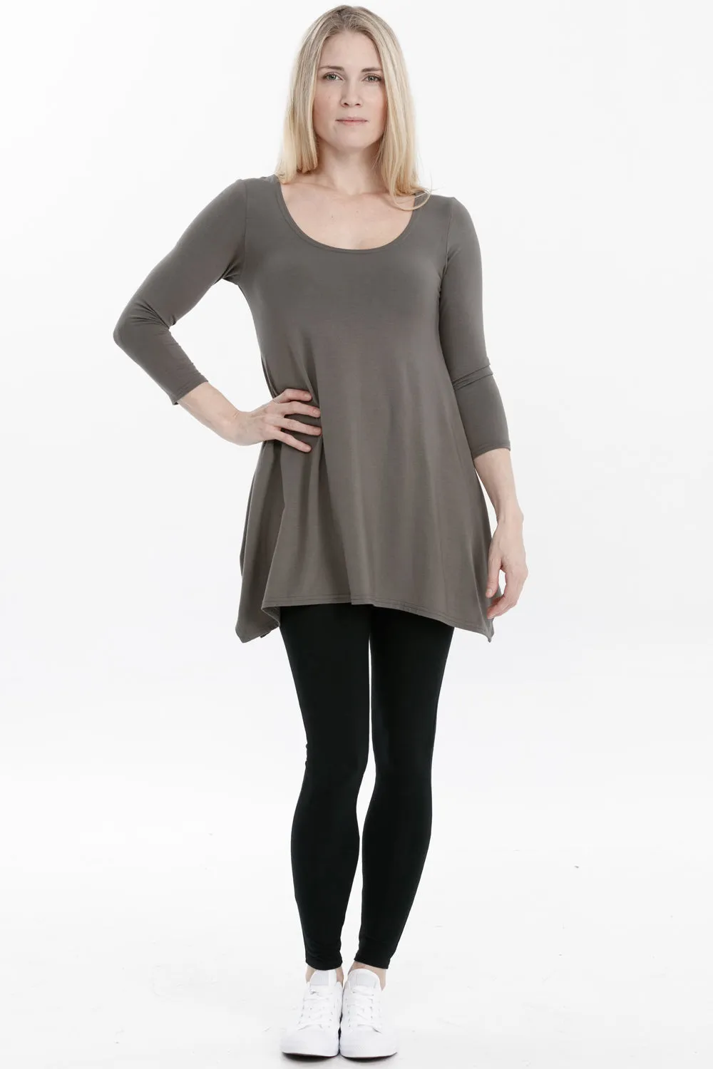 Tencel Swing Top 3/4 Sleeve- Breathe top