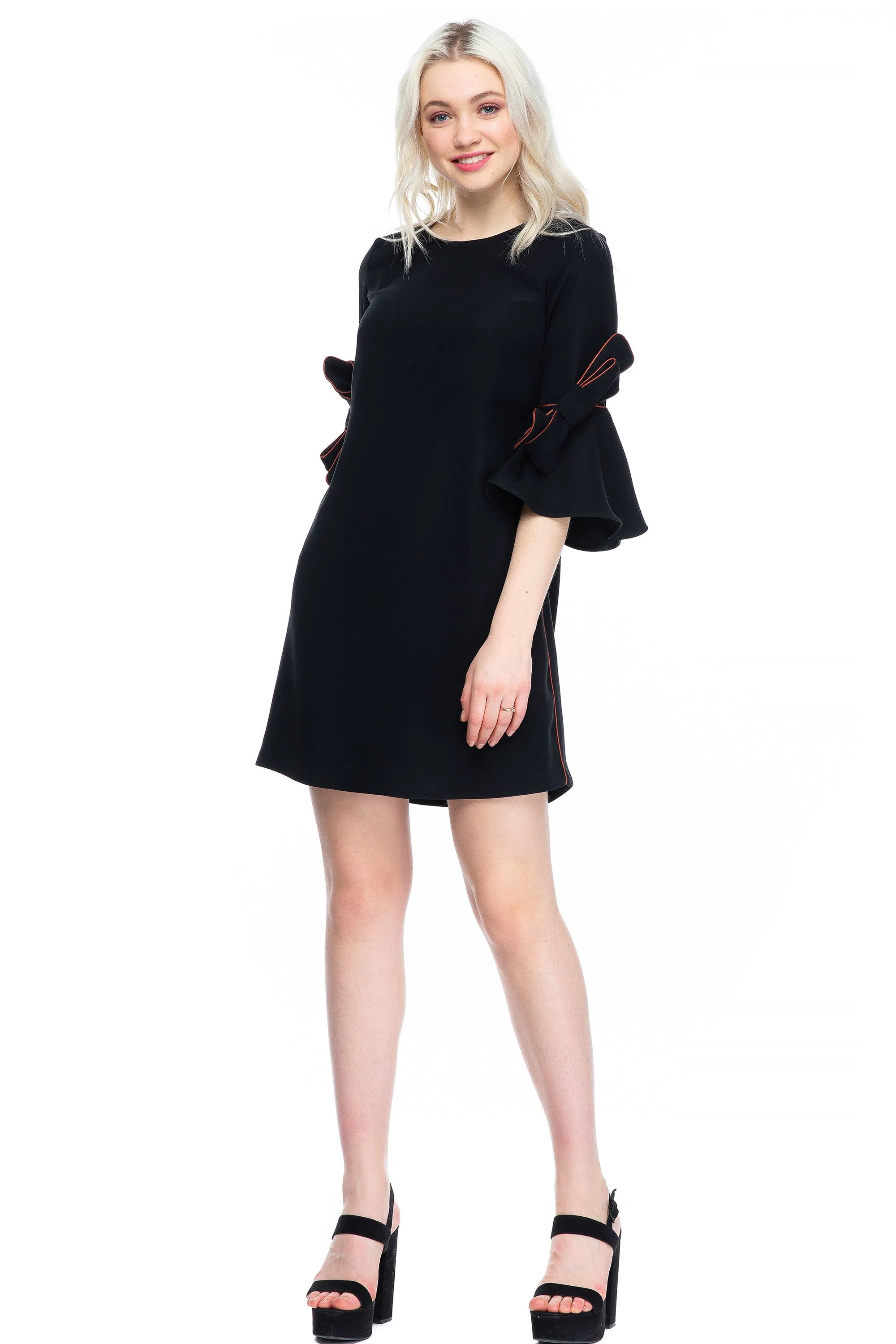 The Marlene Maternity Shift Dress Caviar