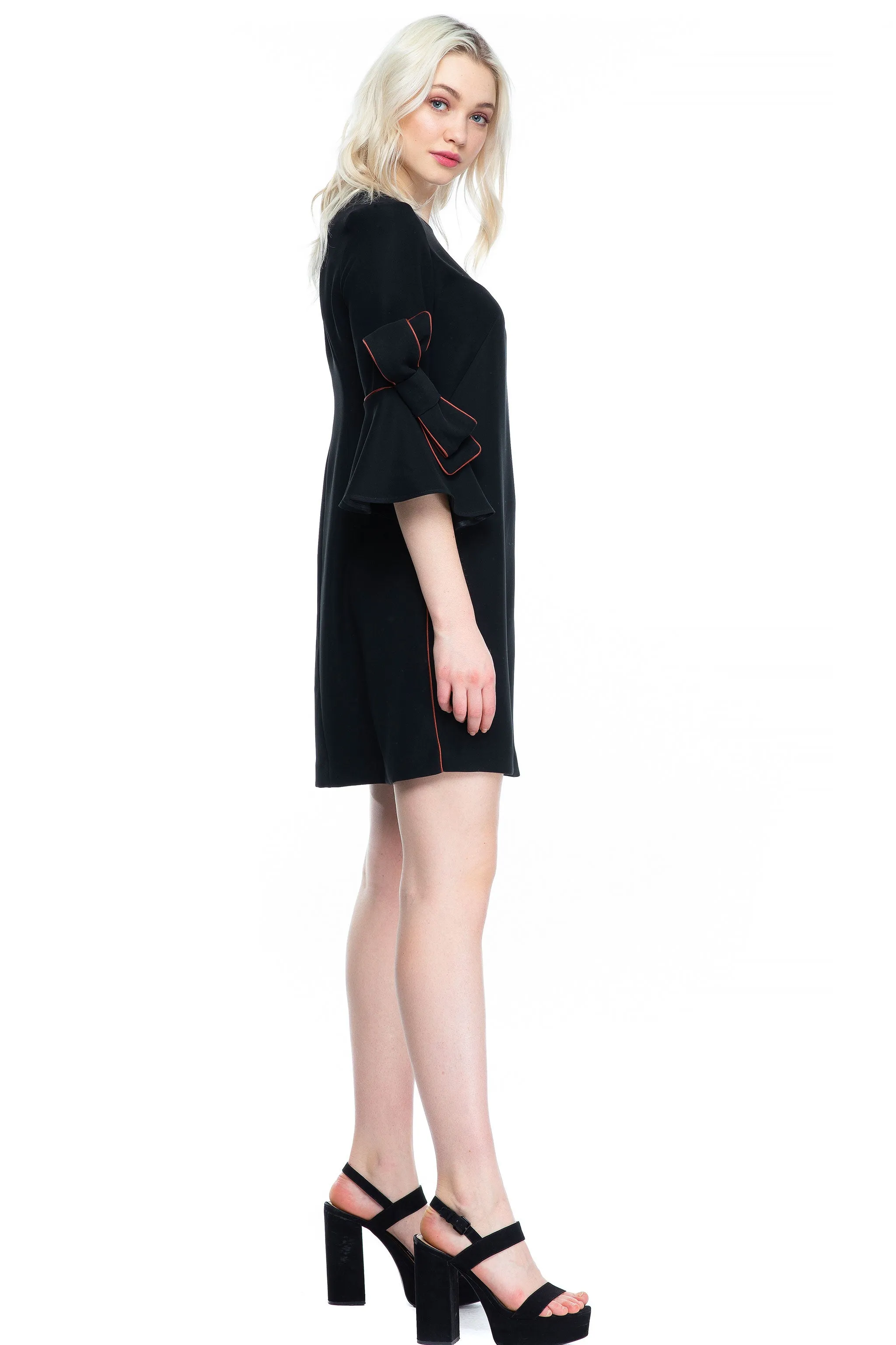 The Marlene Maternity Shift Dress Caviar